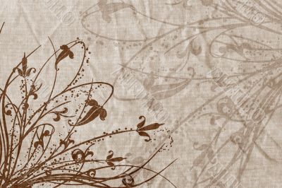 Floral grunge