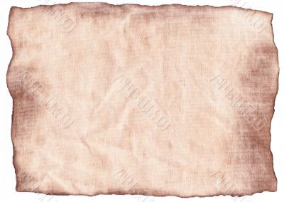 Old burnt paper