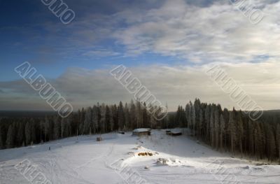 The small house on a hill