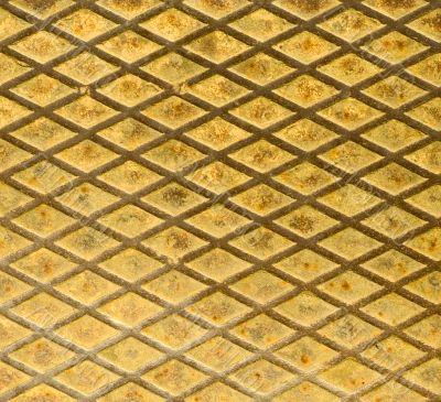rusty metal grid, perfect grunge background