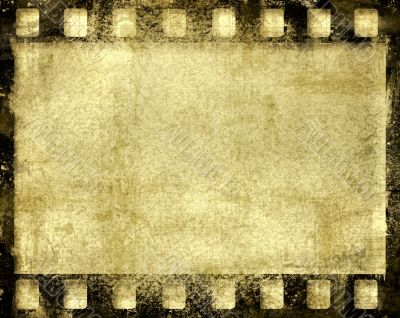 grunge film frame