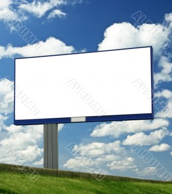 blank billboard, just add your text