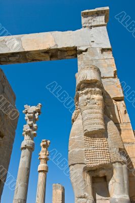 Ruins of ancient city of Persepolis