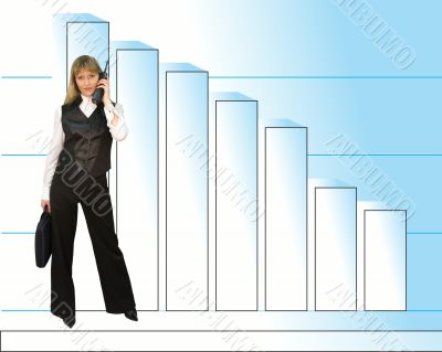 Successful business and woman