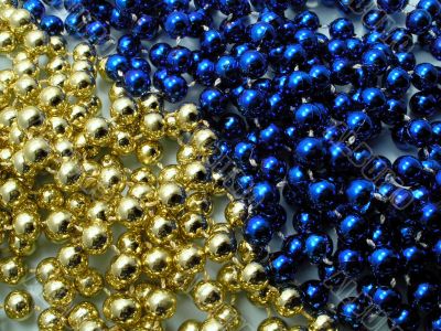Christmas golden beads