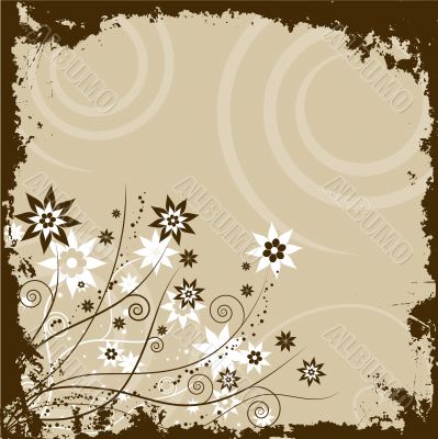 Floral grunge