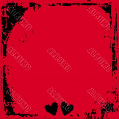 Valentines grunge