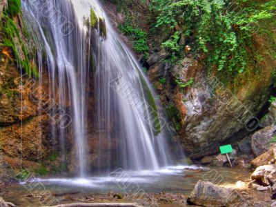 Waterfalls. Crimea.