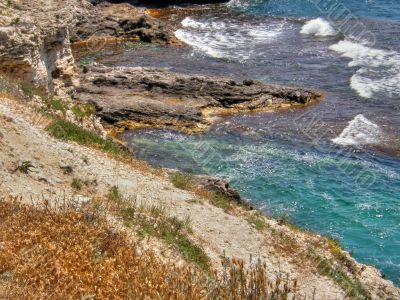 sea coast. The western Crimea.