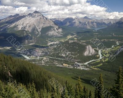 View from Sulfur Mountain, Banff