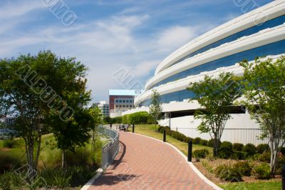 curved design coastal office building