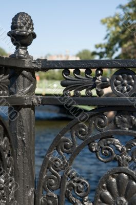 Wrought-iron fence