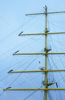 mast of frigate