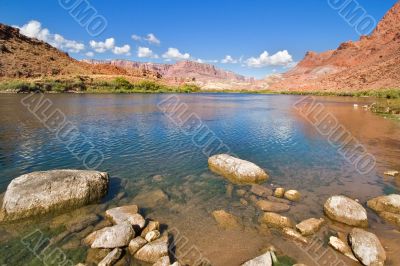 Transparent water. Transparent water.