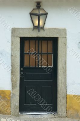door of old house