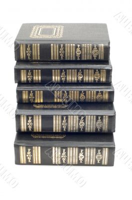 pile books