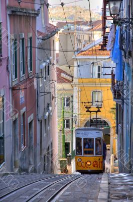 Elevador da Bica, Lisbon, Portugal