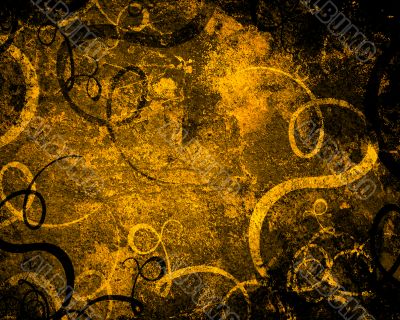 grunge floral background