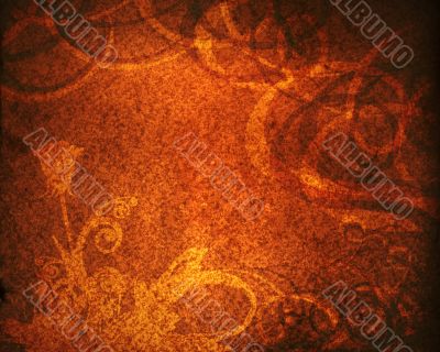 grunge floral background