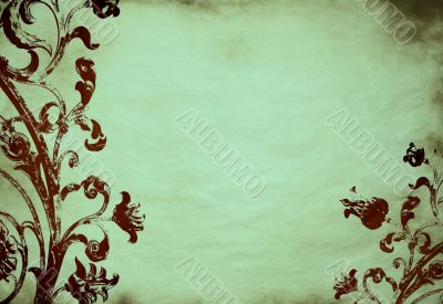 floral grunge background