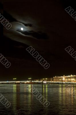 Night bridge, Saint Petersburg, Russia Night bridge, Saint Petersburg, Russia