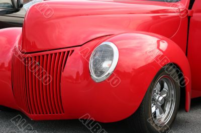 Custom Red Roadster