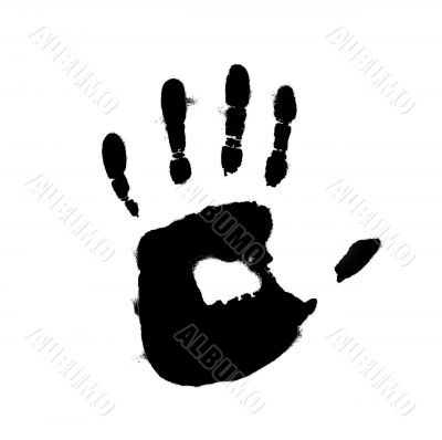 Black fingerprint