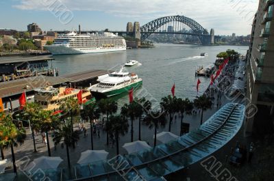 circular quay and harbour bridge