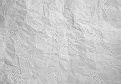 wrinkled white paper