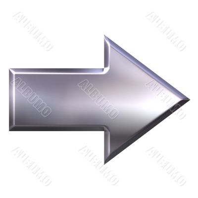 3D Silver Arrow