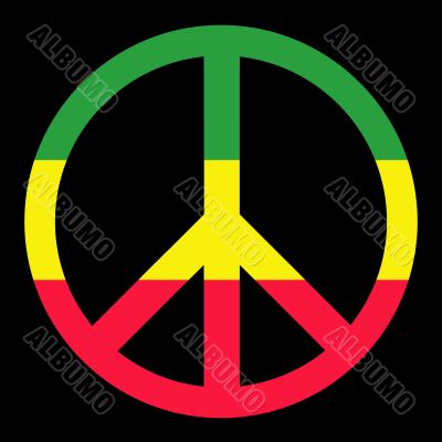 Colorfull Peace Symbol