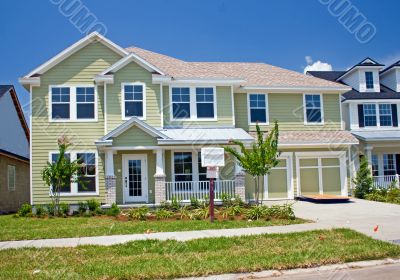 newly constructed coastal home