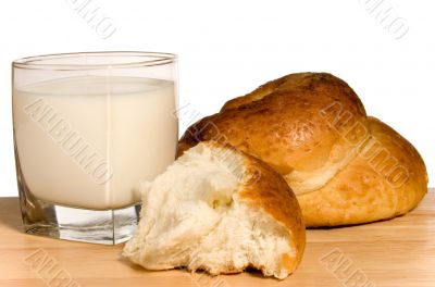 Milk and bun