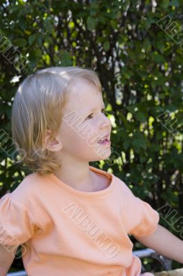 Portrait of the small girl