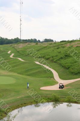 Cart Path and Lake