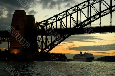 under harbour bridge