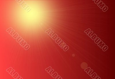 Red Sunshine Background Texture