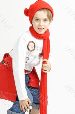 Boy in a red cap