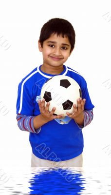 Kid with Soccer ball