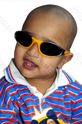 Bald Indian Kid