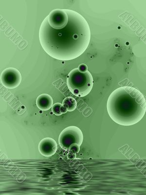 Green bubbles Green bubbles