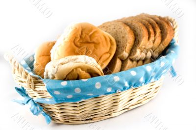 basket with bread