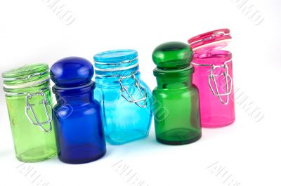 colourfull jars