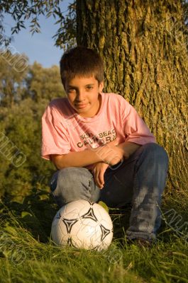 boy with ball
