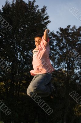 boy jumping in the air boy jumping in the air