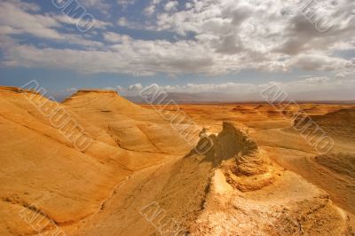 Orange desert. Orange desert.