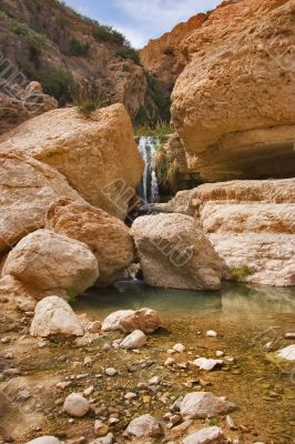 The river between rocks. The river between rocks.