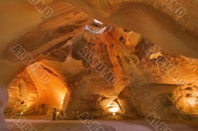 A primitive cave A primitive cave
