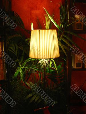 Lamp in an interior