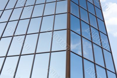 Office building exterior #3. Sky mirror.